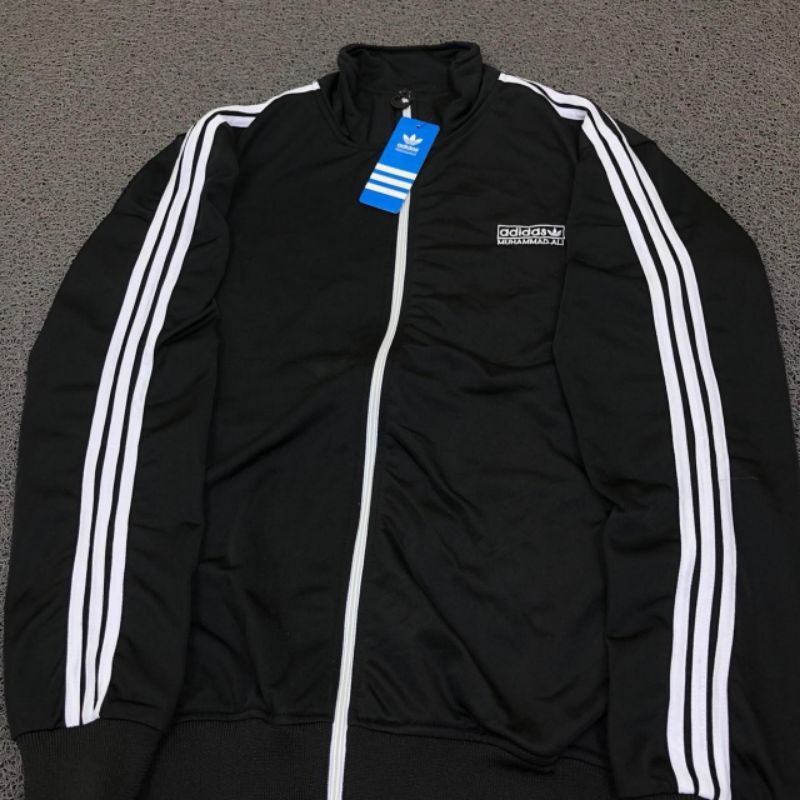 jaket tracktop pria adidas x muhammad ali premium / sweater adidas muhamad ali