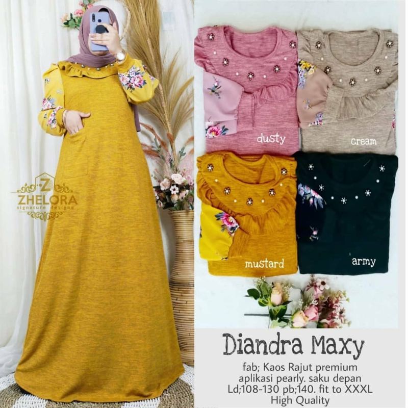 gamis terbaru diandra maxy by JS