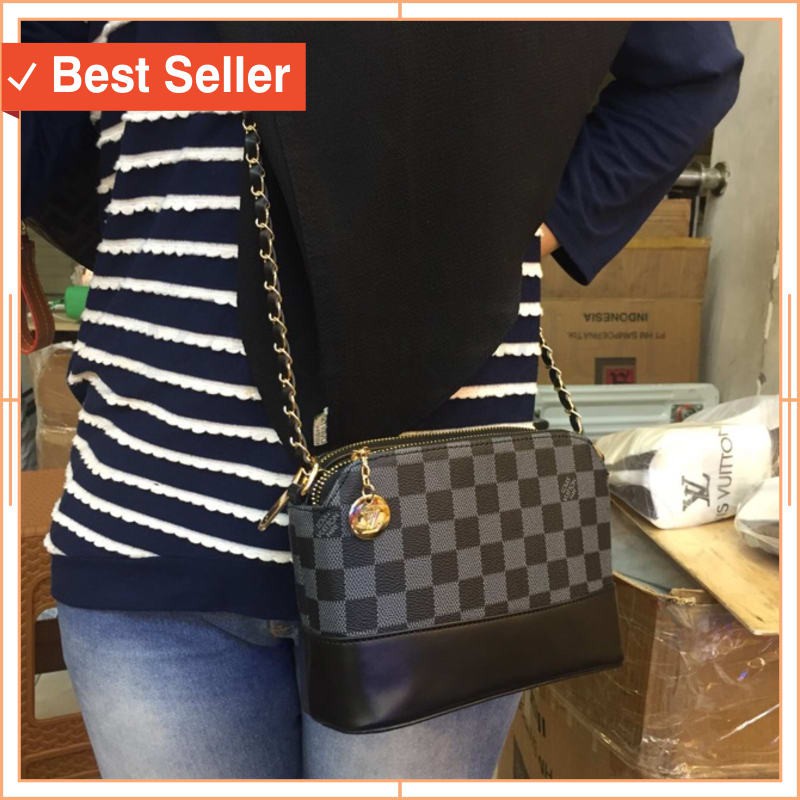 TAS WANITA TRAVELLING MURAH CANTIK UNIK ORI / LV GABRI*L mini uk.22x15