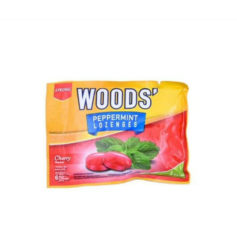 

woods lozenges cherry @6butir