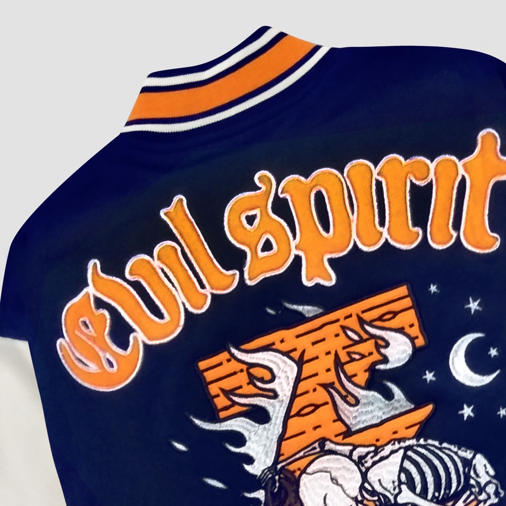 EVILSPIRIT VARSITY JACKET - VARSITY CLIMATE