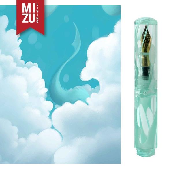 

MAJOHN MOONMAN WANCAI MINI Compact Eyedropper/Cartridge Fountain Pen - DAYDREAM GREEN ---Terbaru---