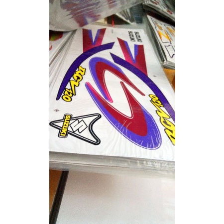 striping rgv 120 striping satria lumba Malaysia striping Suzuki rgv Made in Malaysia