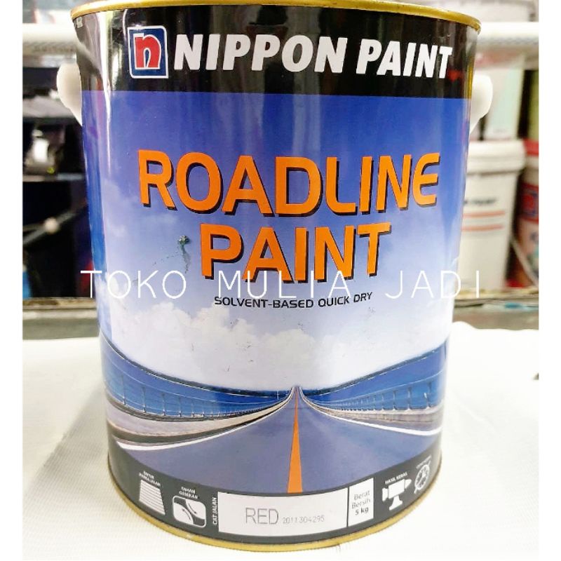 Cat jalan Roadline paint Nippon Paint 5 kg / marka trotoar road line