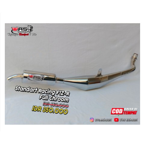 Knalpot F1zr, Force One, Fiz r Model Standar Racing Original WRS exhaust Racing