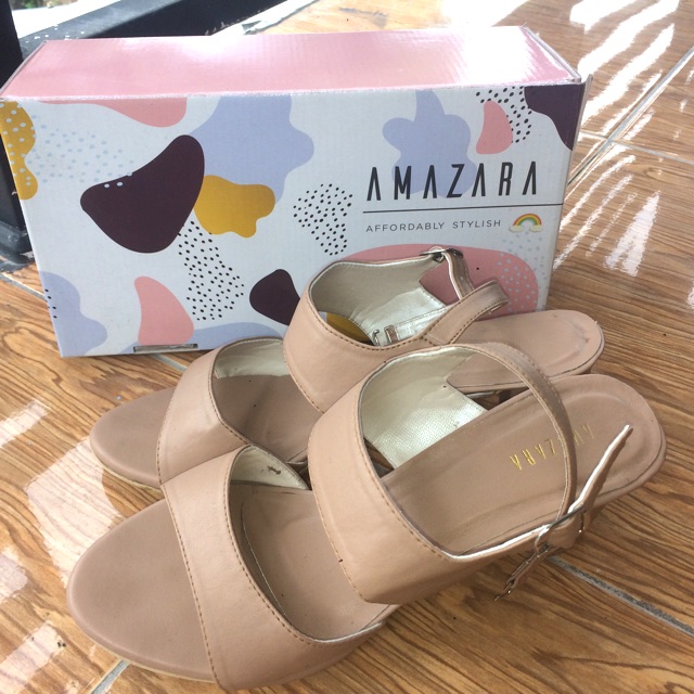 Preloved high heels AMAZARA 100.000 (Brown Anggela)