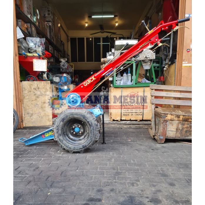 MESIN BAJAK OLAH SAWAH QUICK M1000 TRAKTOR TANGAN ZETOR TANPA MESIN