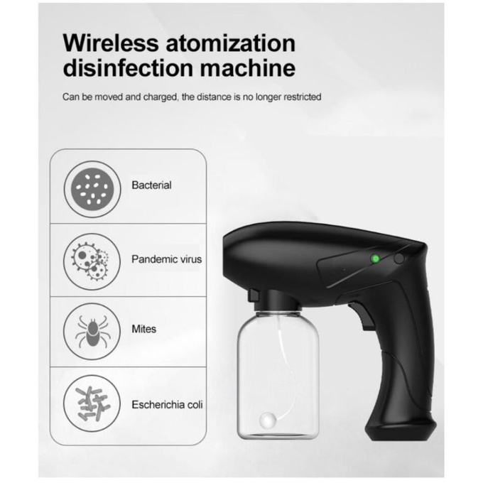 Nano Spray Gun Disinfectant Wireless Sprayer Disinfektan Portable