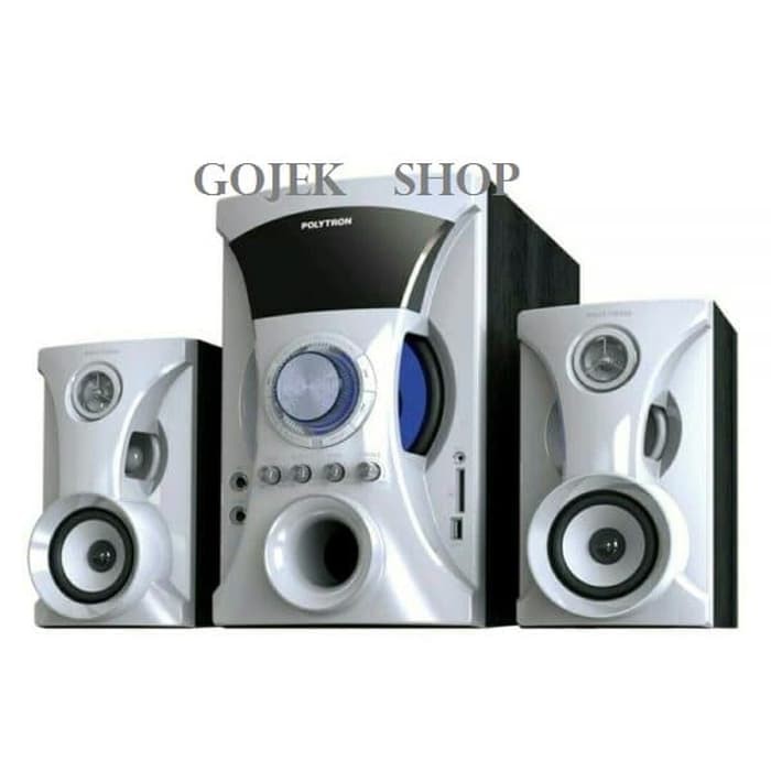 Speaker Aktif Polytron PMA 9505 Bluetooth   Radio   Remote   Karaoke   Putih