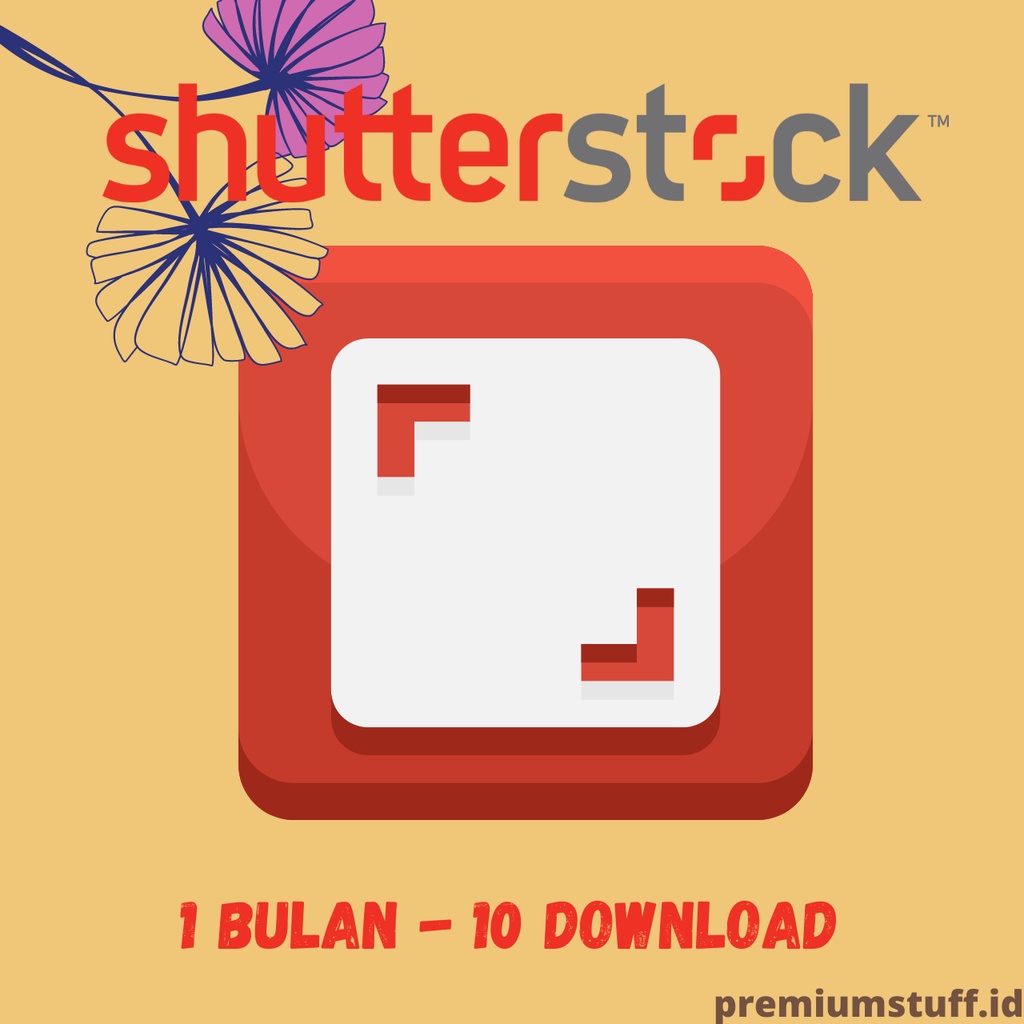 Akun Shutterstock, Adobe Stock, 123RF (10 File/1 Bulan)