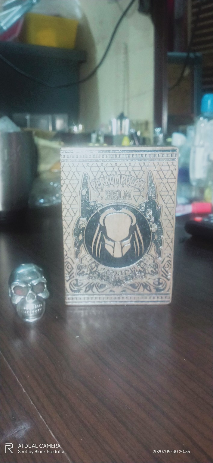 Kotak Kayu, Custom Ukir Laser Nama/foto/logo, Tempat Penyimpanan,  Isi 16 Batang,  Grafir Nama,