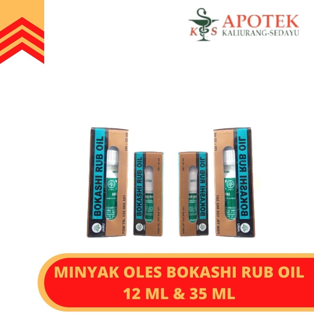 BOKASHI MINYAK OLES BOKASHI 12 ML & 35 ML