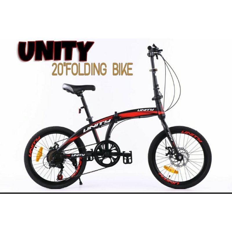 Sepeda lipat 20 inch Unity 7 speed