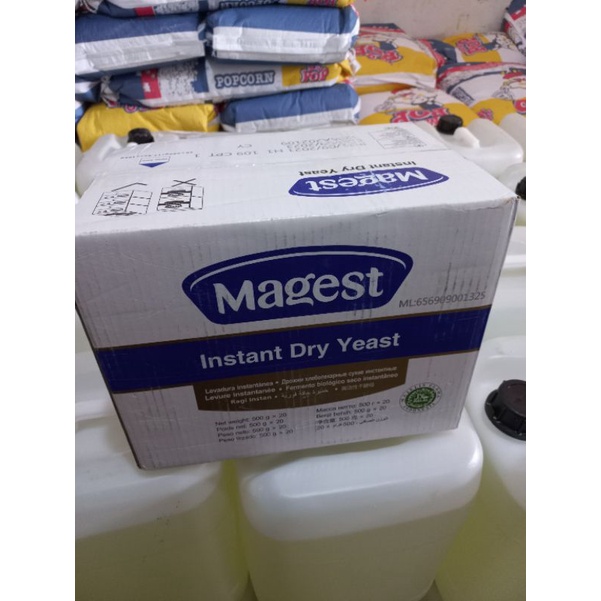 INSTANT DRY YEAST/RAGI INSTANT MAGEST/ANGEL YEAST 500 GRAM ORI MURAH