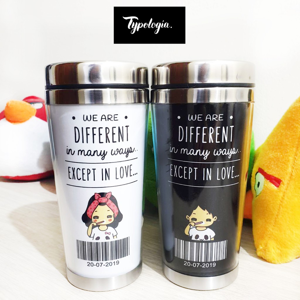 Couple Stainless Custom Tumbler Sepasang / Couple Gift / Anniversary Gift
