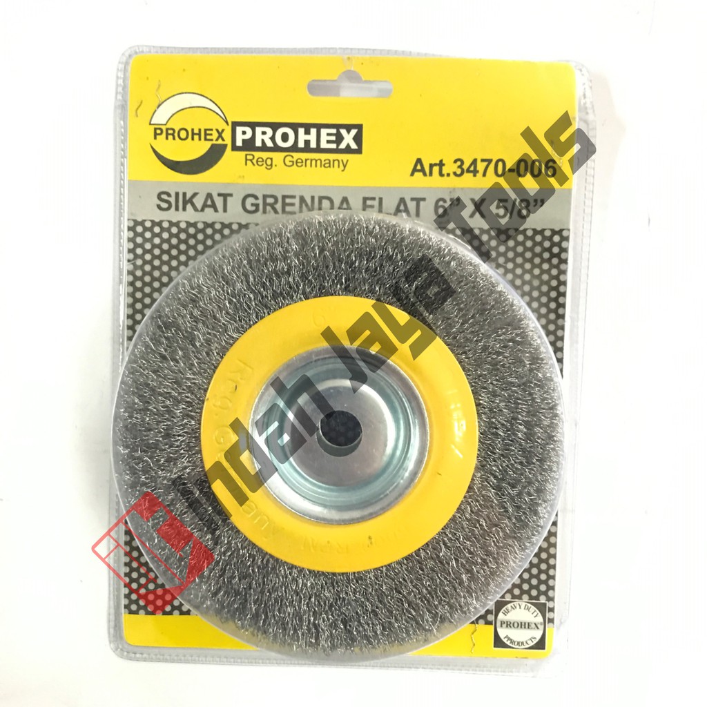 Sikat Kawat Gerinda Duduk 6&quot; PROHEX / Wheel Wire Brush ART 3470-006