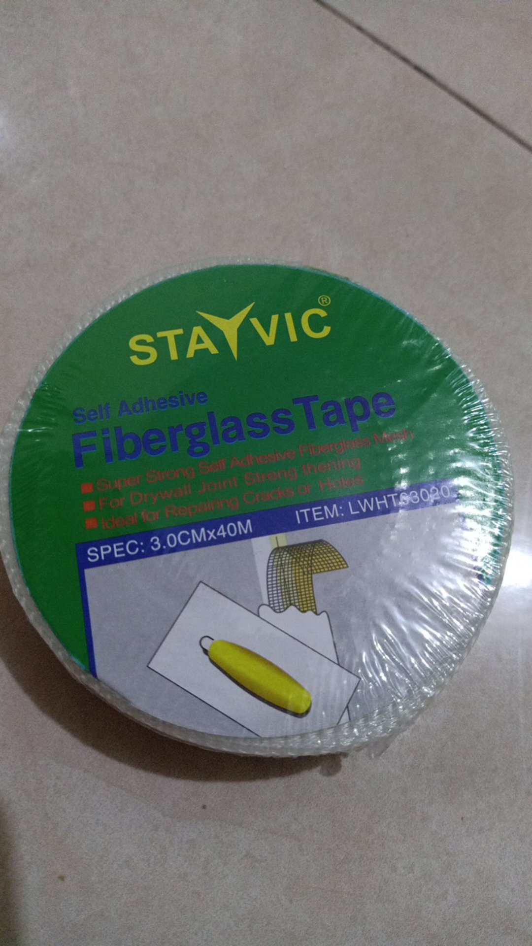 Isolasi Gypsum Stayvic - Kasa Perban Gipsum - Fiber Tape