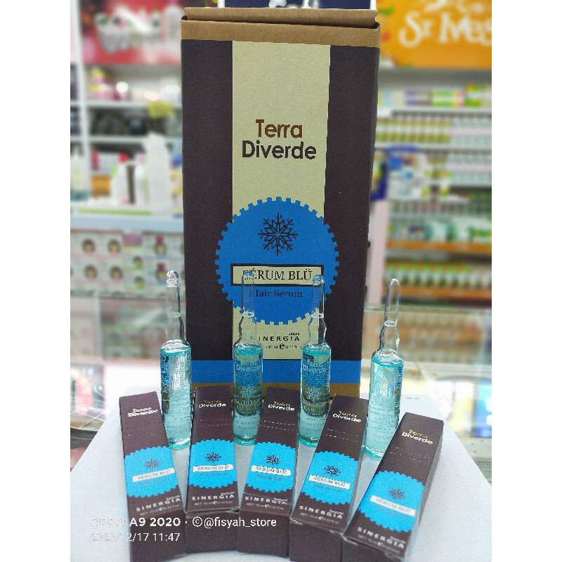 Terra Diverde Serum Blu / ILVASTO serum blu (rambut rusak pewarnaan)