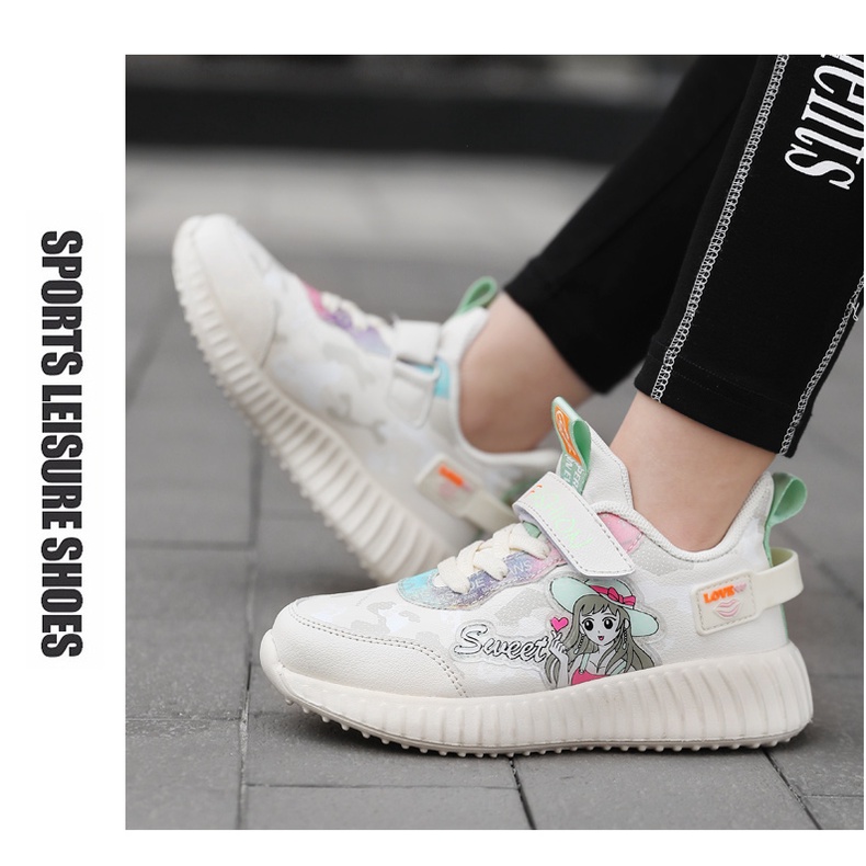 SH21100 Sepatu Anak Perempuan Sneakers anak Size 3 Tahun