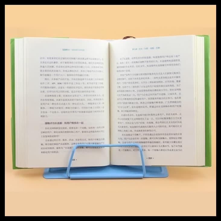 

COD PEGANGAN BUKU BERDIRI BOOK STAND READING HOLDER COD