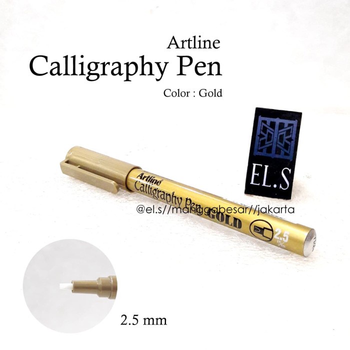 

Sale Artline Calligraphy Pen Gold Gilaa!!!