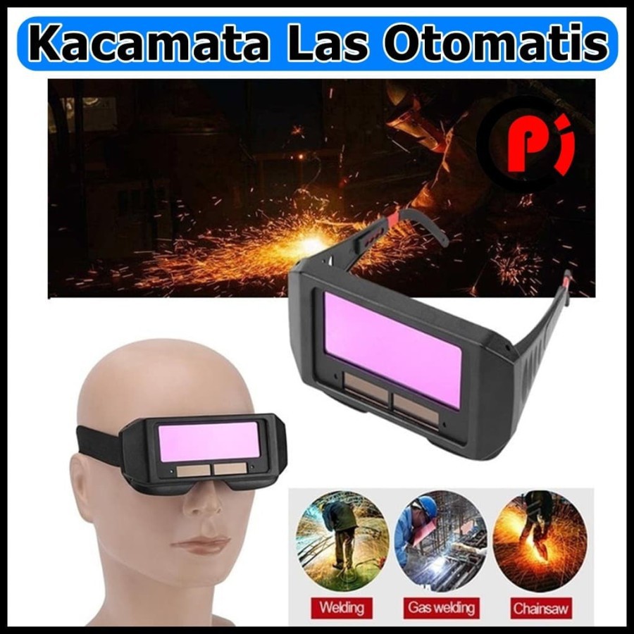 Kacamata Las Otomatis Welding Auto Darkening Soldering Kaca Mata Welder