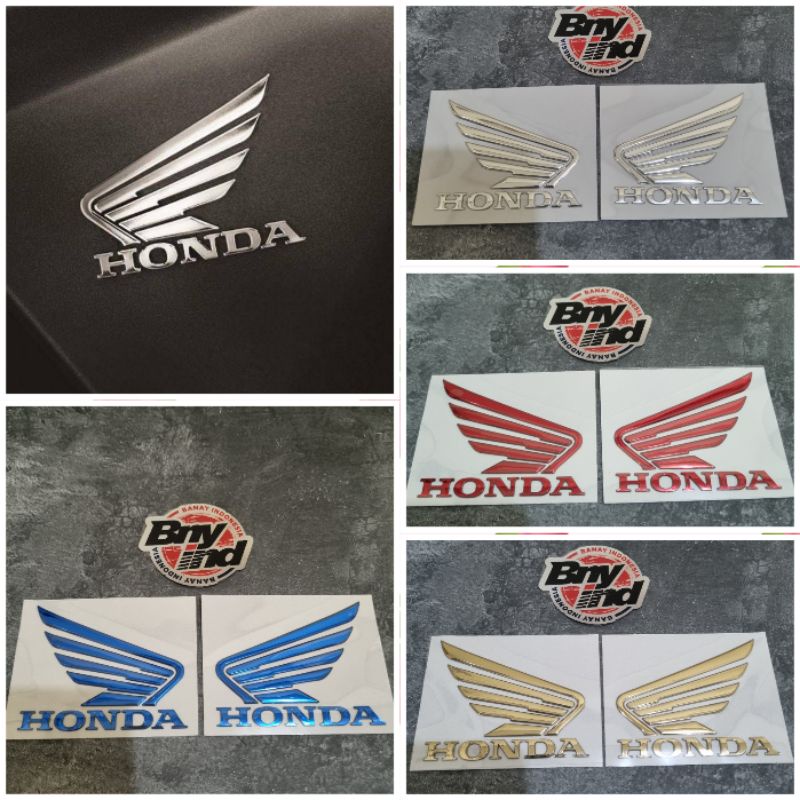 EMBLEM SAYAP HONDA WING