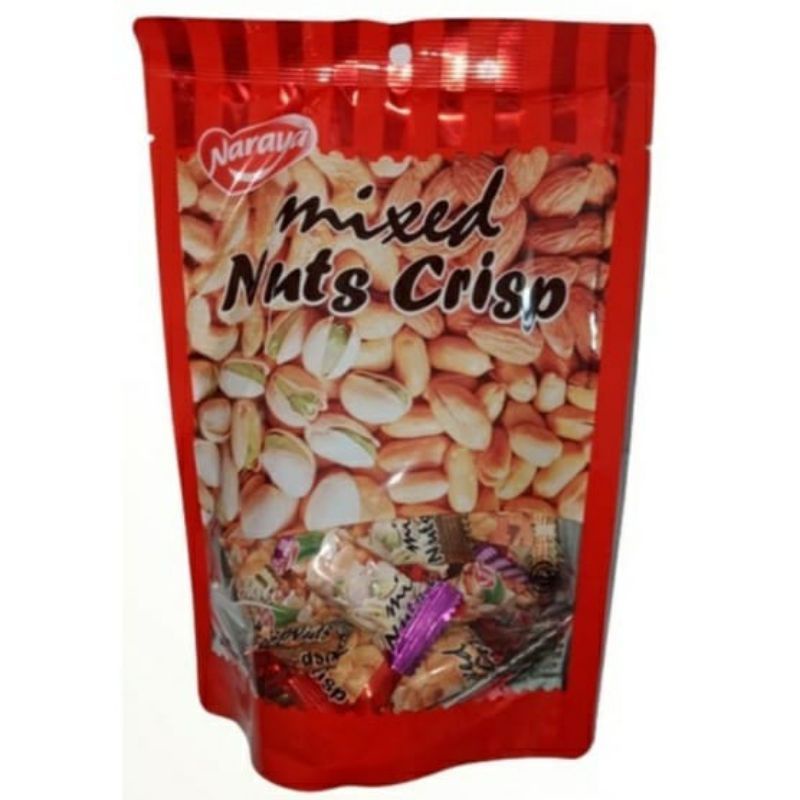 naraya MIXED NUT crisp permen kacang 200 gram