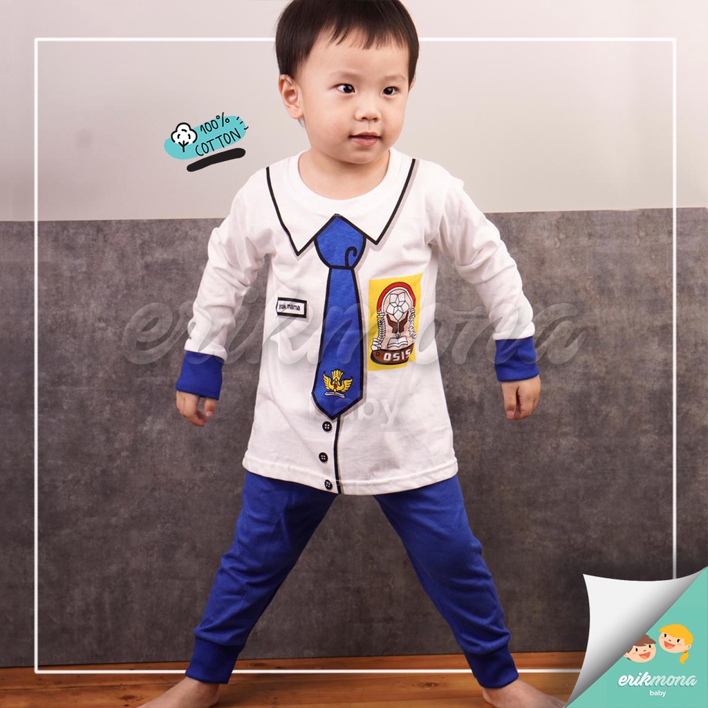 baju piyama anak baju anak cowo cewe piyama bayi model SMP 2y 3y 4y