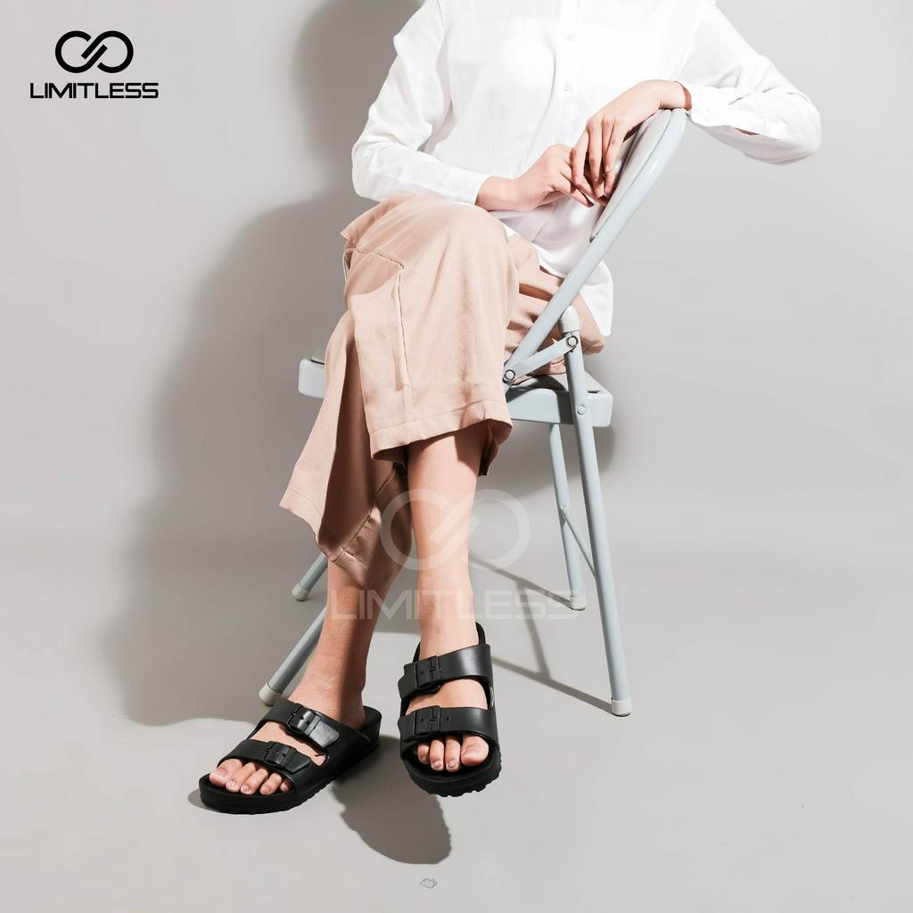 Sandal Wanita Limitless Slip On Kekinian Terbaru Premium Sendal Cewek Casual Sandal Perempuan Selop Sendal Wanita Strap Korean Cantik
