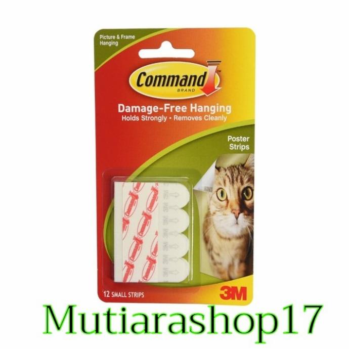 

Ready oke] 3M command 12 strip poster perekat