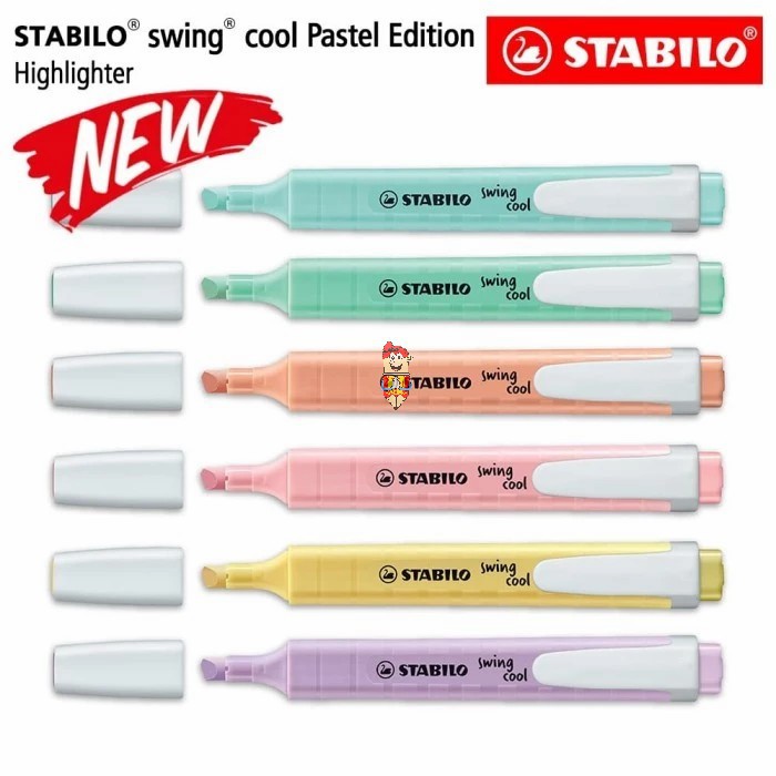 

STABILO SET 6 - Swing Cool Pastel Edition / Highlighter 6 pcs