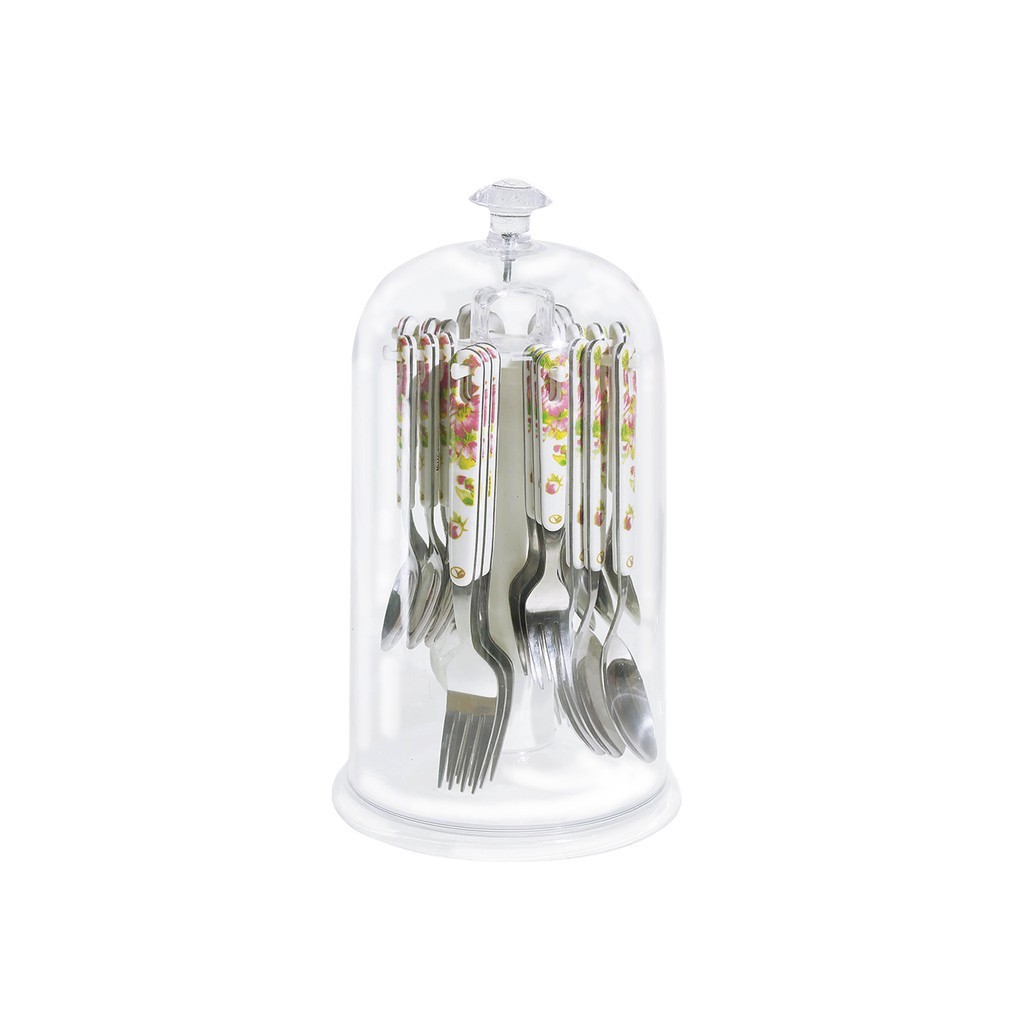 Sendok garpu set vicenza VA248 sendok makan vicenza mawar melati