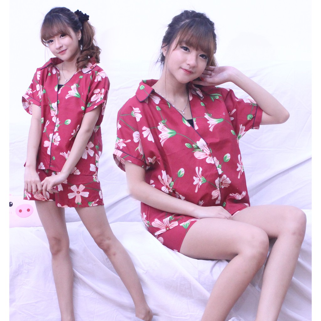  baju tidur wanita dewasa  hotpants MA Shopee Indonesia