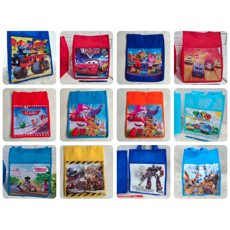TAS SPUNBOND NK ROBLOX Goodie bag ulang tahun anak Souvenir MURAH-7