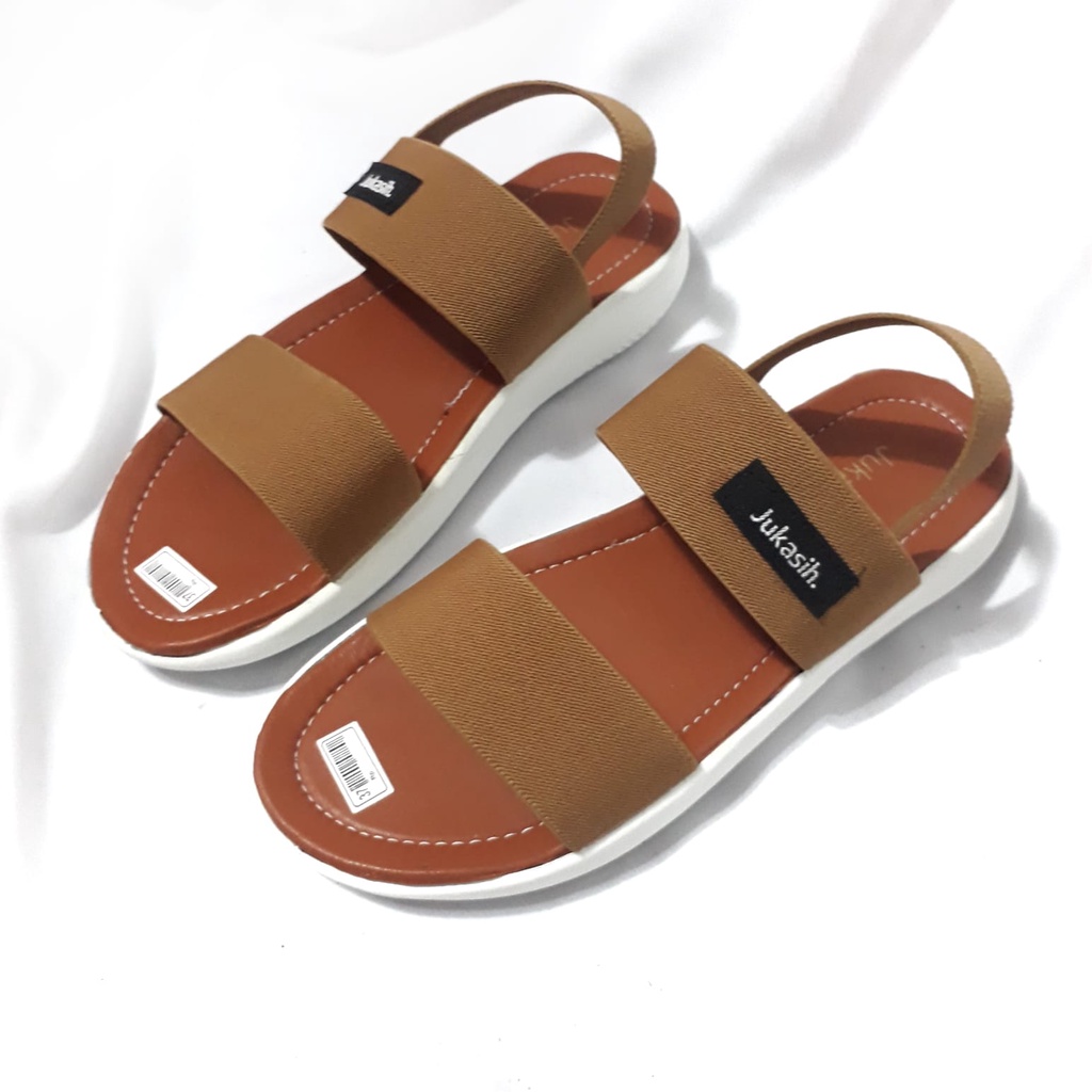 sandal wanita fashion rubber 1