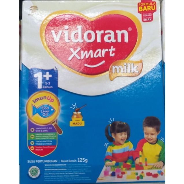 

vidoran xmart susu bubuk 1+ 125gr MADU & VANILA