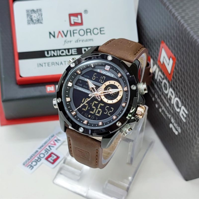JAM NAVIFORCE ORIGINAL NF-9144 GARANSI 1 TAHUN