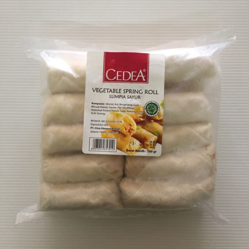 

Vegetable Spring Roll - Lumpia Sayur CEDEA 500gr