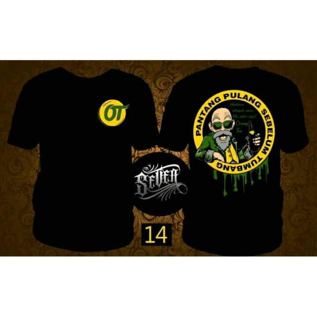 Kaos OT pantang pulang