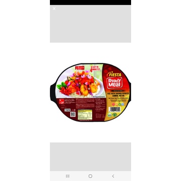 

fiesta ready meal rice with popbiets dengan sambel matah