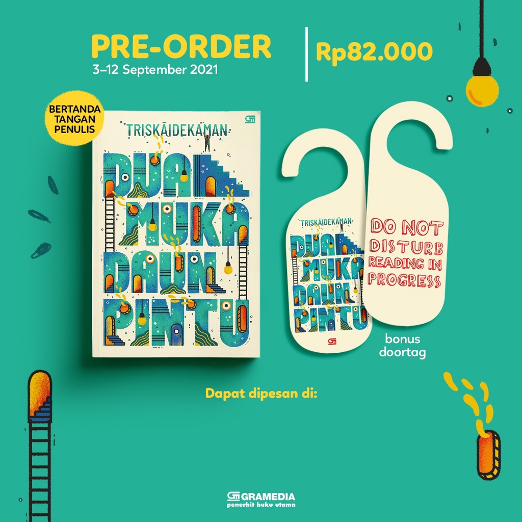 dua muka daun pintu 100% ORIGINAL 100%