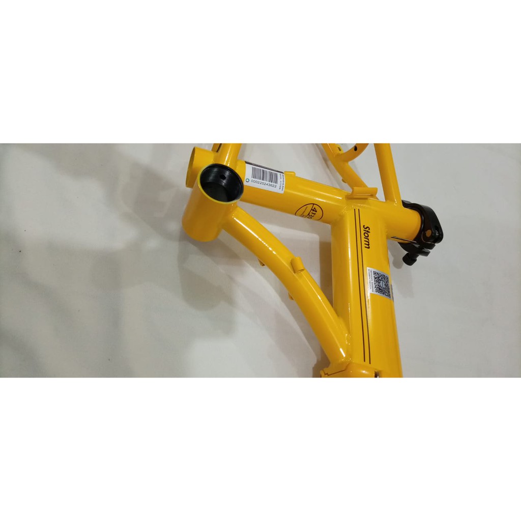 Frame FNHON Storm fork dan hp Kuning Yellow Metalic Orange Discbrake Db Disc Brake not Blast Gust