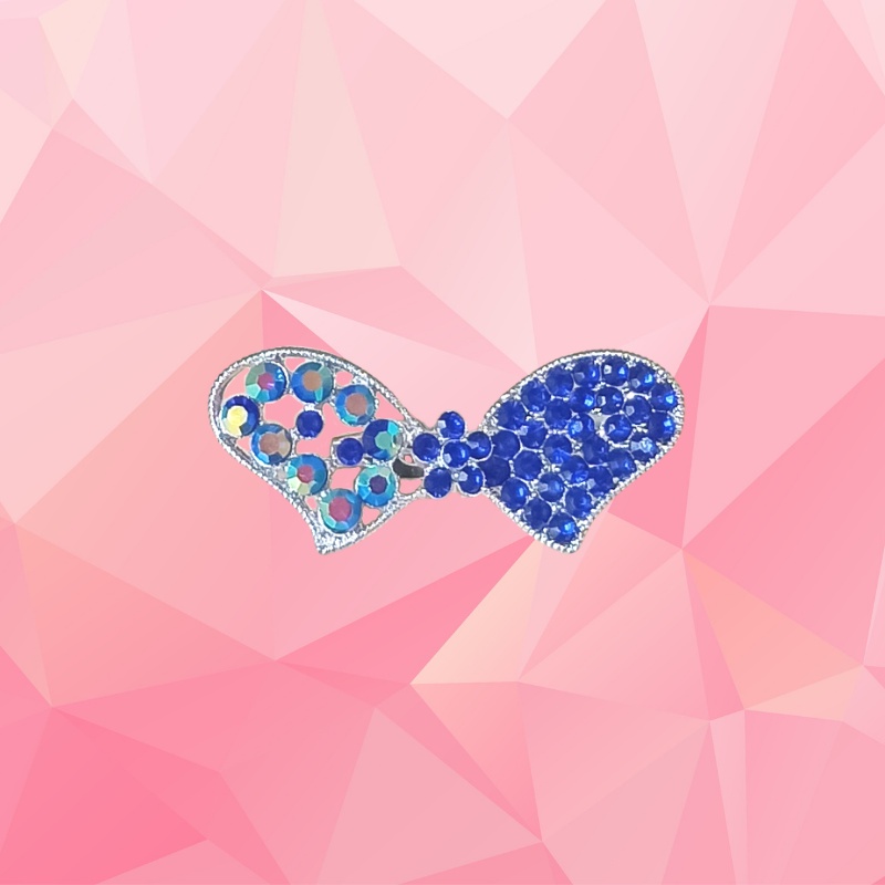 Bros dagu, bros kecil, bros mini, bros hijab, bros jilbab,bross, brooch, bros korea-Biru