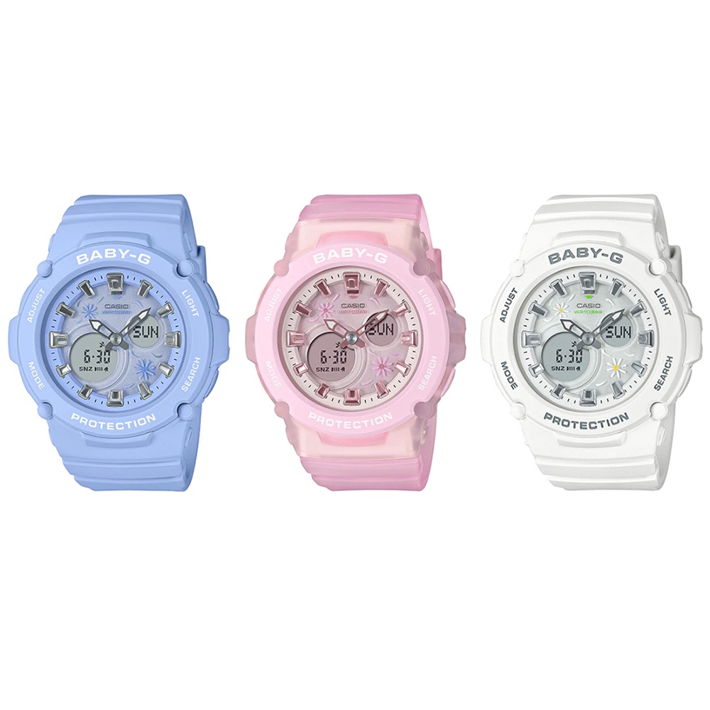 CASIO BABY-G BGA-270FL-2ADR JAM TANGAN WANITA ANALOG DIGITAL ORIGINAL