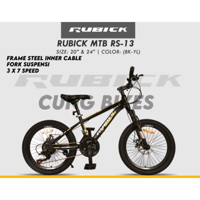 Sepeda MTB  20 inch Rubick RS 13