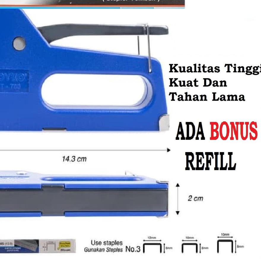 

Flash Sale Gun Tacker Joyko Gt-700 / Staples Tembak / Stapler Tembak / Hekter Tembak Joyko / Anti Peyot