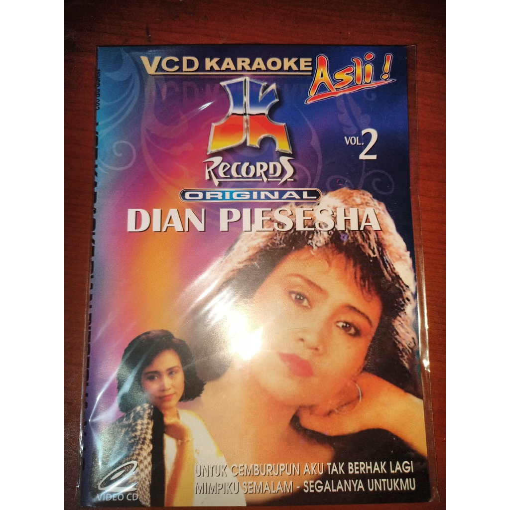 VCD ORIGINAL BEST OF DIAN PIESESA VOL.2 Prod.JK Records