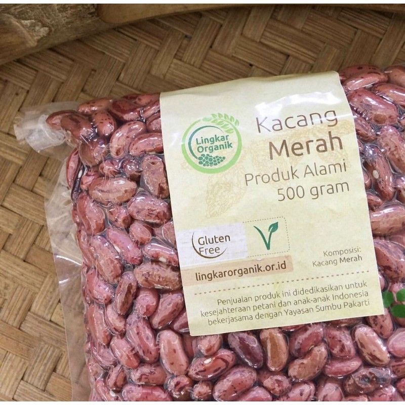 

Lingkar Organik Kacang Merah- Lingkar Organik Organic Red Bean @500gram