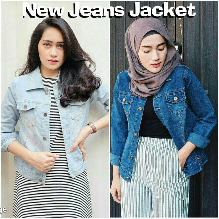 80 Koleksi Model Hijab Dengan Jaket Jeans Gratis Terbaik